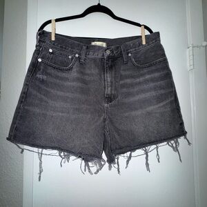Madewell Charcoal Jean Shorts